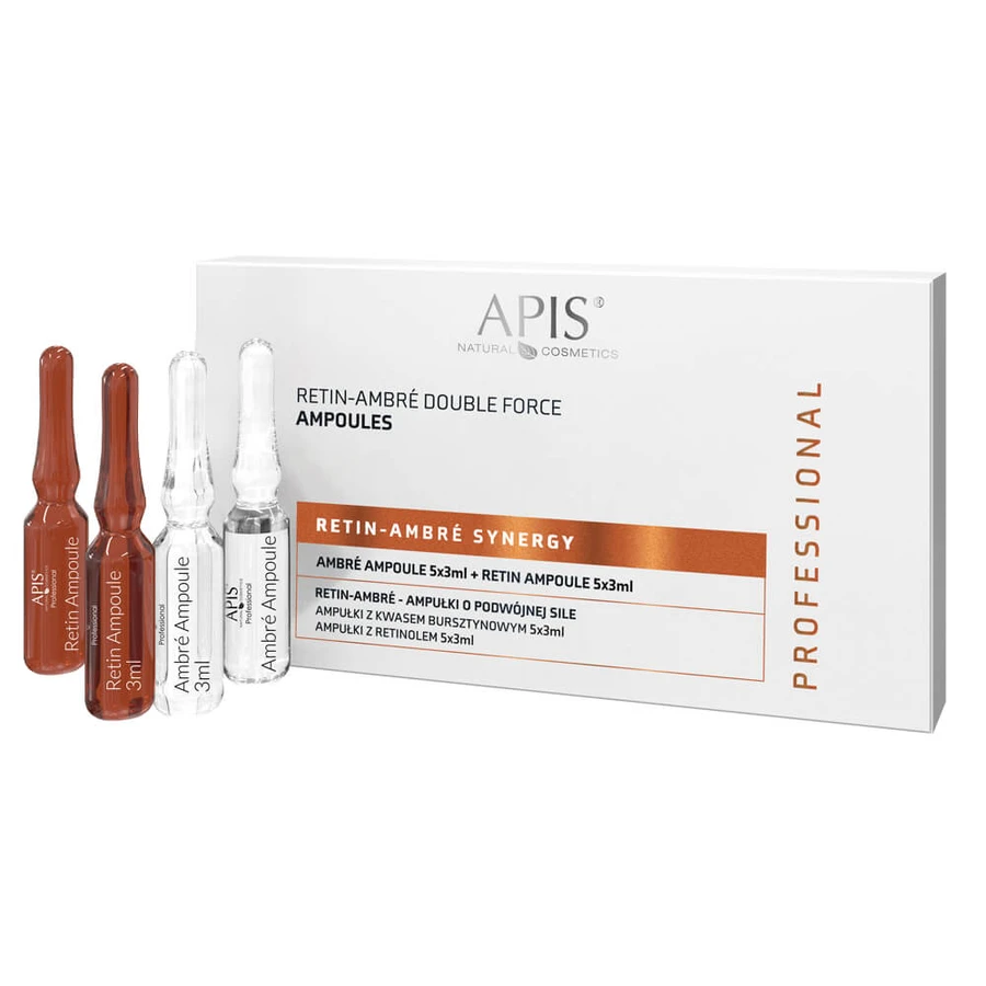Apis Professional Retin Ambre Synergy, dubbele sterkte ampullen, 3 ml x 10 eenheden