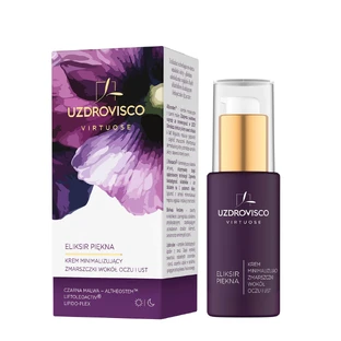 Uzdrovisco Virtuose Elixir of Beauty, oog- en liprimpelminimaliserende crème, 30 ml