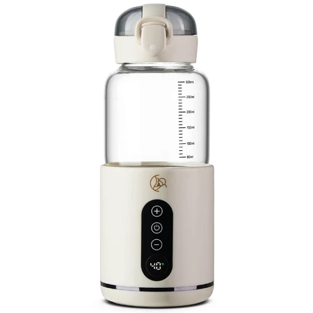 MyBabyBottle, chauffe-biberon portable, chauffe-eau et chauffe-lait pour bébés, blanc