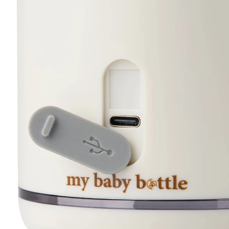 MyBabyBottle, chauffe-biberon portable, chauffe-eau et chauffe-lait pour bébés, blanc