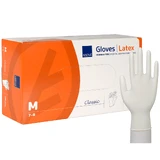 Abena, latex handschoenen, niet-steriel, poedervrij, maat M, 100 stuks