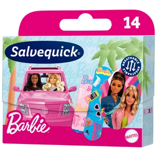 Salvequick Barbie, plasters, 14 pieces
