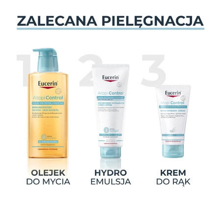 Eucerin AtopiControl, huile nettoyante apaisante, 400 ml