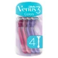 Gilette Venus 3 Colors, women's razor, disposable, 4 pieces
