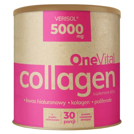 OneVital Collageen, kersensmaak, 198 g