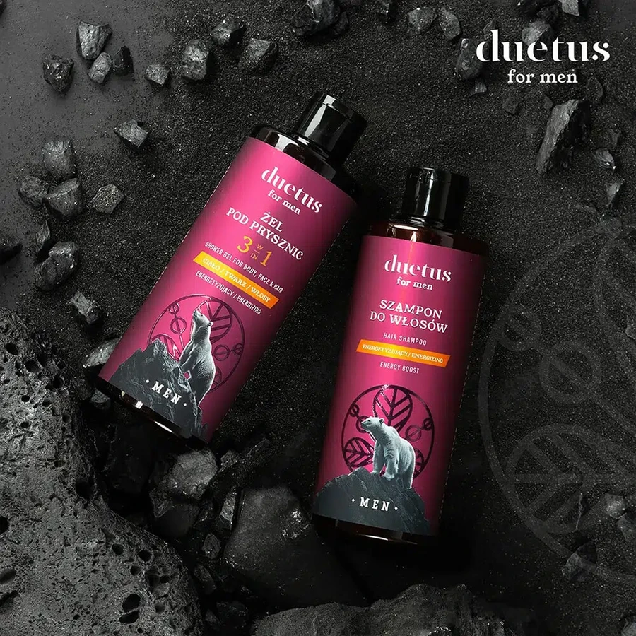 Duetus For Men, energiespendendes Haarshampoo, 300 ml