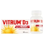 Vitrum D3 Sterk, vitamine D 4000 IE, 60 capsules