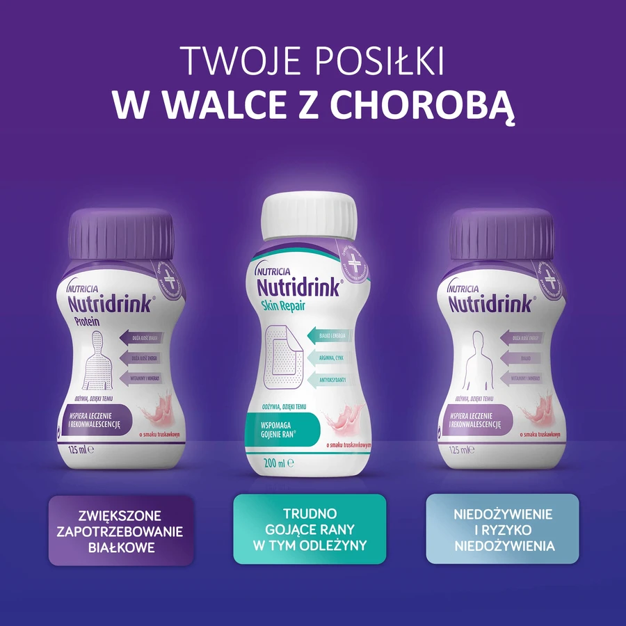 Zestaw Nutridrink, preparat odżywczy, smak neutralny, 12 x 125 ml: ceny i cechy