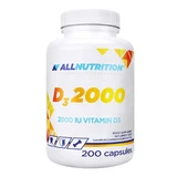 Allnutrition D3 2000, vitamine D 50 µg, 200 capsules