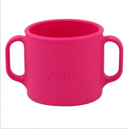 Tasse d'apprentissage rose, 207 ml, Green Sprouts