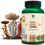 Lanco Nutritions Triple Mushroom Combo, 60 capsules