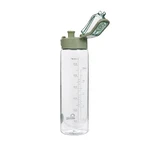 Majestic Sport, tritan water bottle, Okosei Clear, green, 750 ml