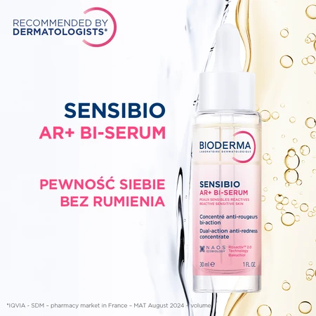 Bioderma Sensibio AR+, double-action redness-reducing serum, 30 ml