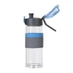 Casno, Cross glass bottle, blue, 500 ml