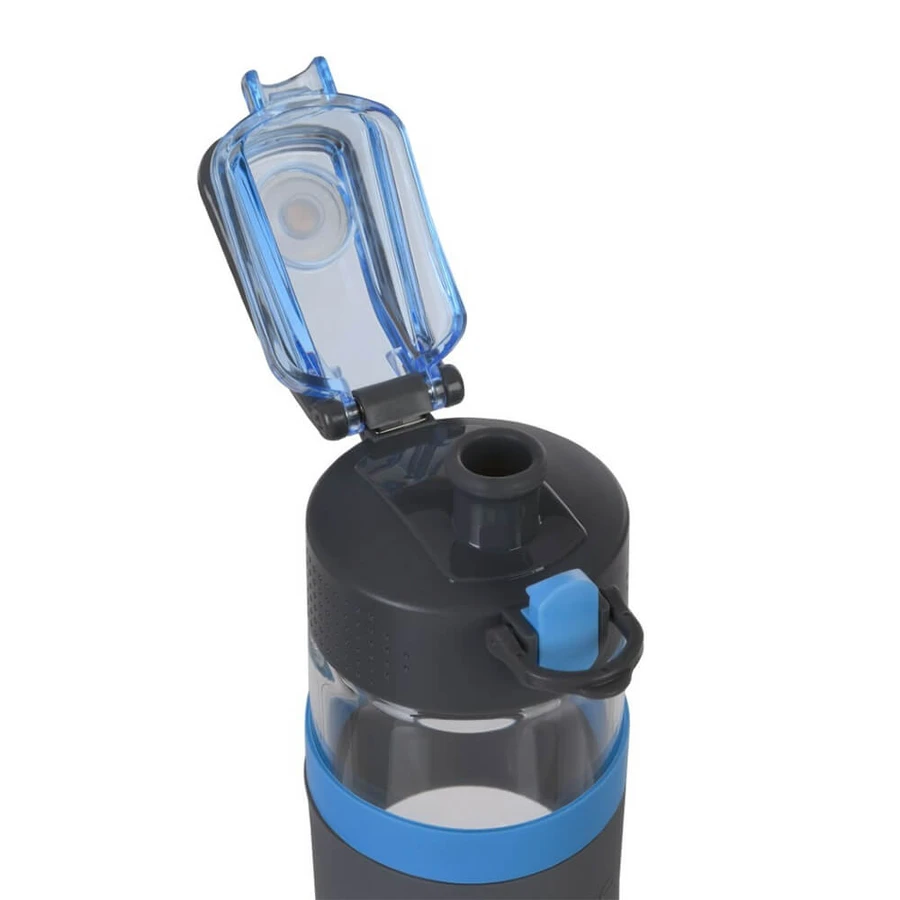 Casno, Cross glass bottle, blue, 500 ml