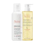 Avene XeraCalm A.D kit, lipid replenishing cream for face and body, very dry, atopic and itchy skin, 400 ml + cleansing lipid replenishing oil, 400 ml