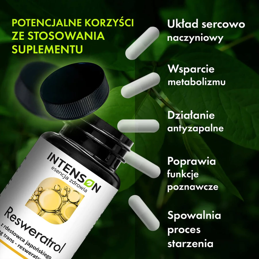 Intenson resveratrol uit Japanse duizendknoop, 60 capsules