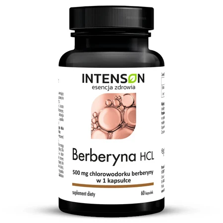 Intenson Berberina, clorhidrato de berberina, 60 cápsulas