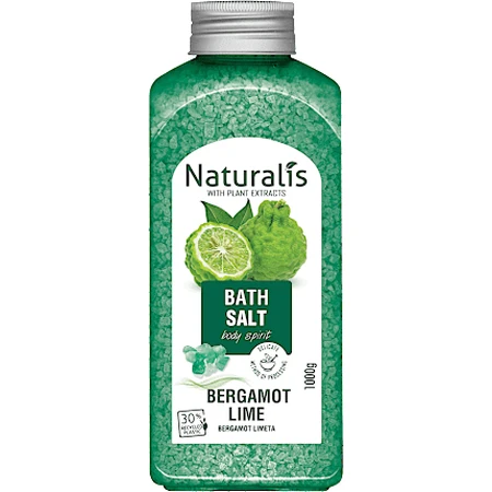 Naturalis Badesalz Bergamotte & Limette, 1 kg