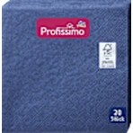 Profissimo Servilletas de mesa azul oscuro