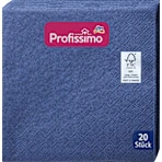 Profissimo Servilletas de mesa azul oscuro