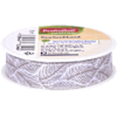 Profissimo Gift ribbon with leaf pattern, 5m