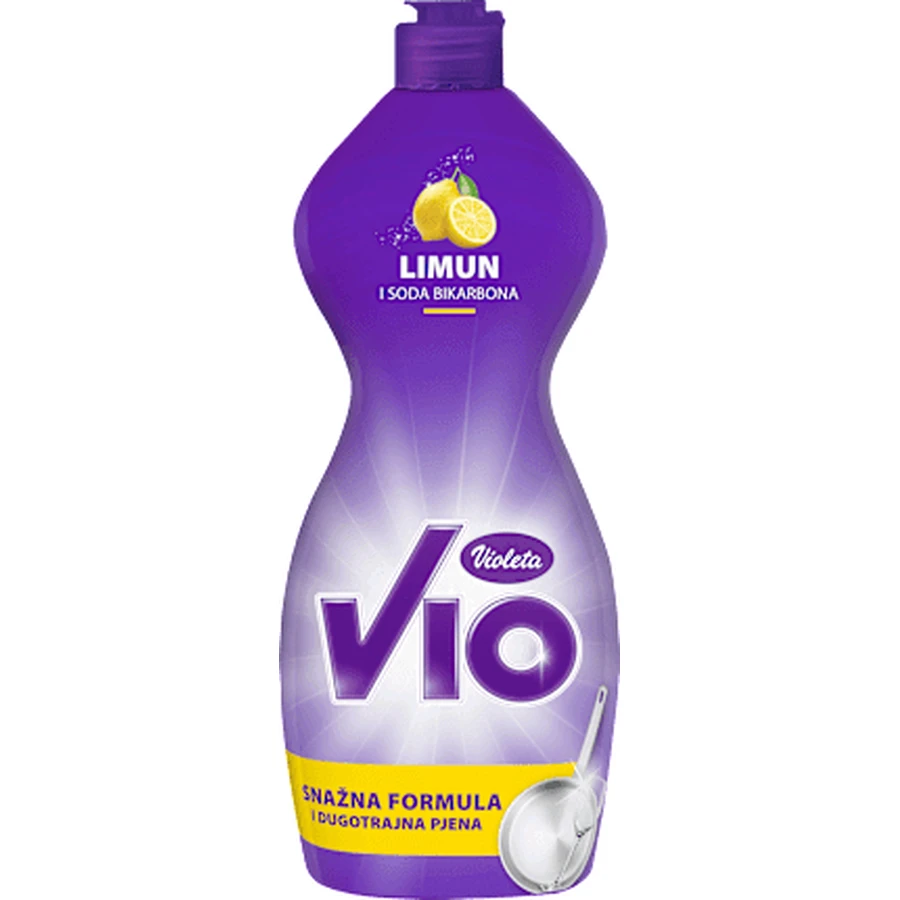 Violett VIO Zitrone und Bikarbonat Geschirrspülmittel, 900 ml