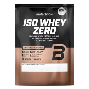 Caffe Latte Iso Whey Zero protein powder, 25 g, BiotechUSA