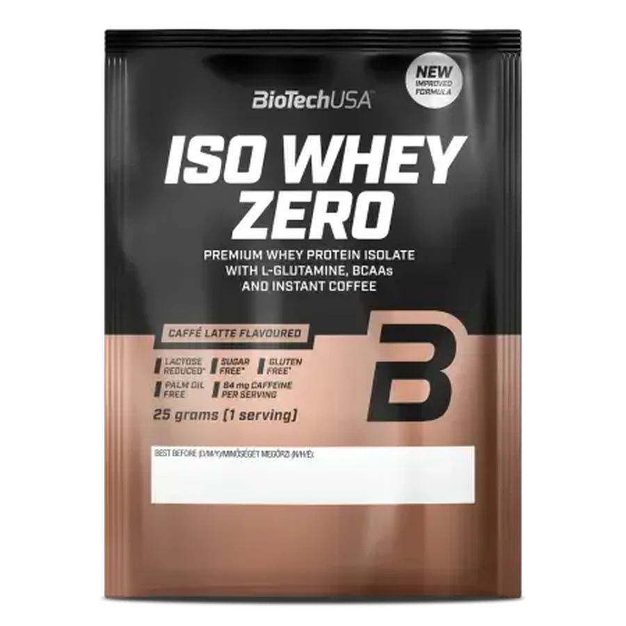 Caffe Latte Iso Whey Zero protein powder, 25 g, BiotechUSA