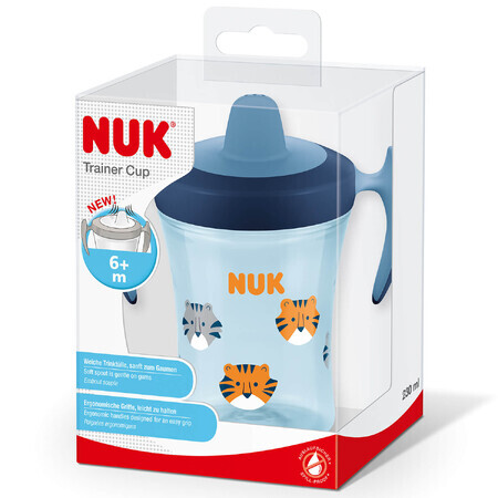 Blue trainer cup, +6 months, 230 ml, Nuk Evolution