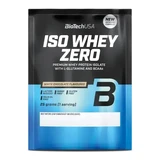 White chocolate flavored protein powder Iso Whey Zero, 25 g, BiotechUSA