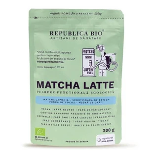 Matcha Latte eco Matcha poeder, 200 g, Republica Bio
