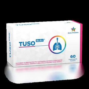 Tuso blauw, 60 tabletten, Bleu Pharma