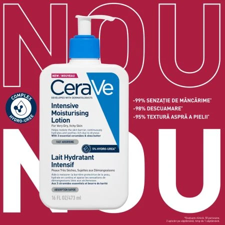 Intensely moisturizing face and body lotion, 473 ml, CeraVe