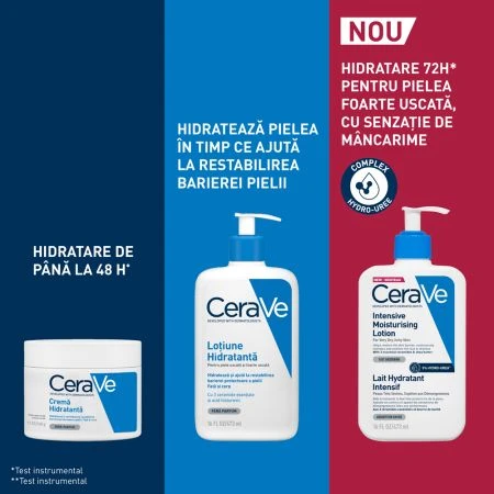 Intensely moisturizing face and body lotion, 473 ml, CeraVe