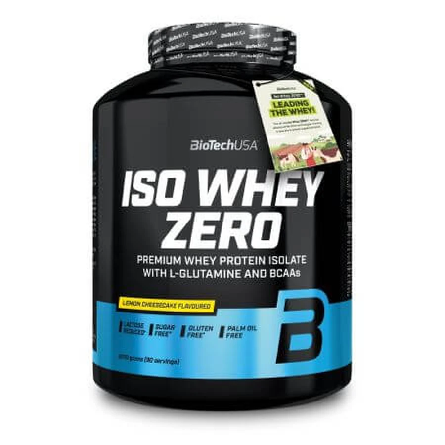 Lemon Cheesecake Iso Whey Zero protein powder, 2270 g, BiotechUSA