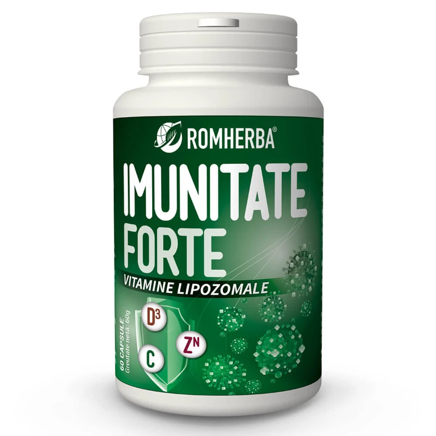 Vitaminas Liposomales Inmunidad Forte, 60 cápsulas, Romherba