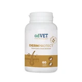 Suplemento de piel y pelo sanos para perros y gatos Dermprotect Twist-Off, 60 cápsulas, adVET