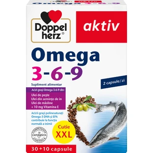 Omega 3-6-9, 30 + 10 Kapseln, Doppelherz