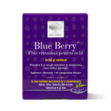 Blue Berry plus vitamine pour les yeux, 60 comprimés pelliculés, New Nordic