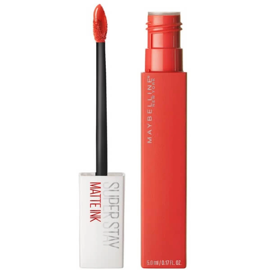 Maybelline Super Stay Matte Ink Langhoudende Vloeibare Lipstick 25 Heroine, 5 ml