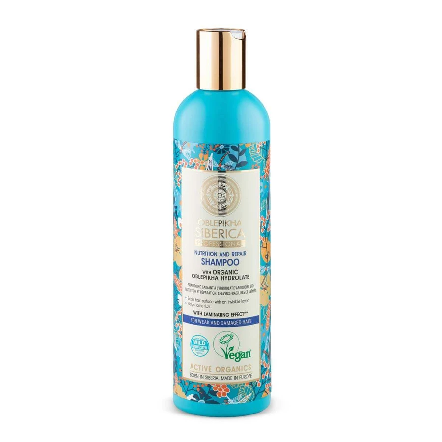 Natura Siberica Oblepikha Professional Rokitnik Shampoo für kraftloses und geschädigtes Haar, 400 ml