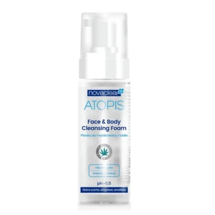 Novaclear Atopis, Schäumende Gesichts- und Körperreinigung, 150 ml