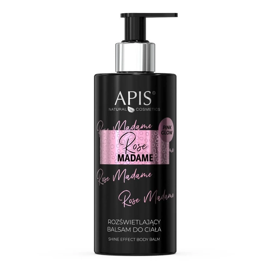 Lait corporel illuminant Apis Rose Madame, 300ml