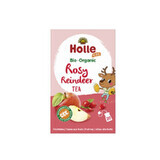 Fruit- en kruidenthee voor kinderen Rosy Reindeer, 44 gr 20 builtjes, Holle