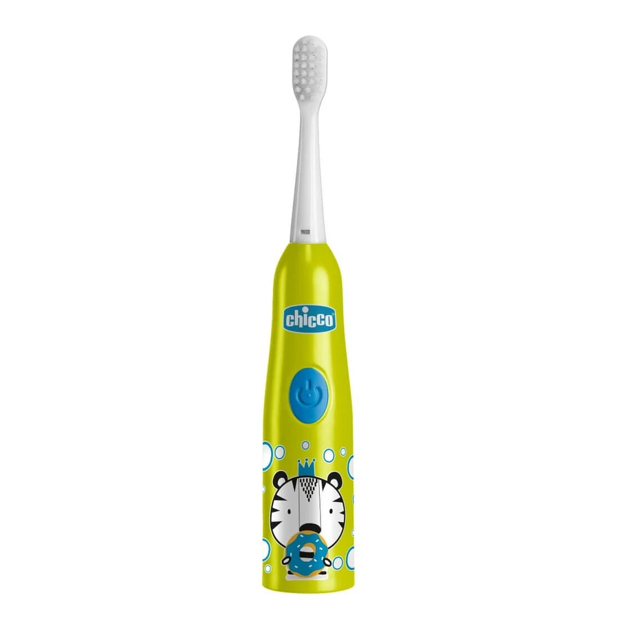 Chicco elektrische tandenborstel 3l+ Tiger, 1 stuk