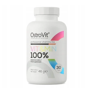 OstroVit Vit amp; Min 100%, 30 tablets