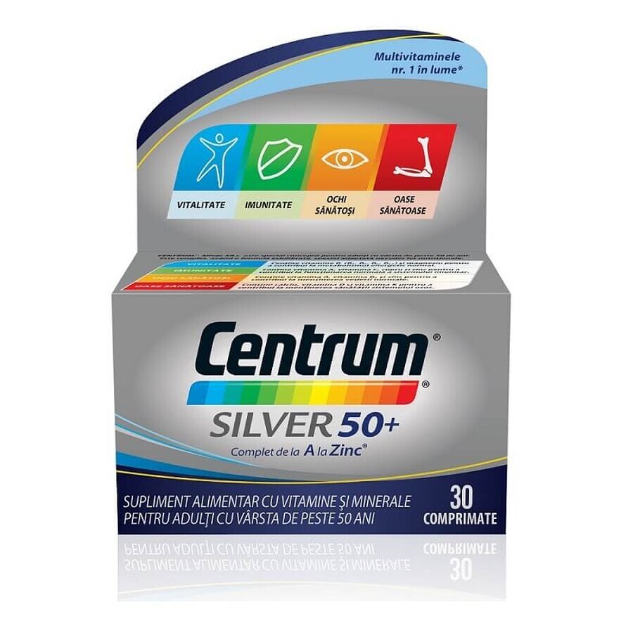 Centrum A tot Z Silver 50+, 30 tabletten