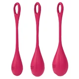 Satisfyer Yoni Power 1 Kegel Muskel Training Ball Set Rot