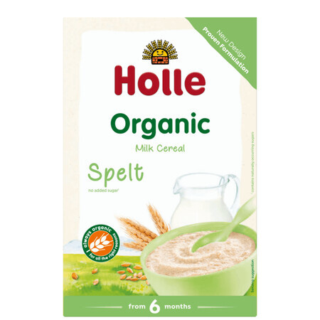 Spelta Weizen-Milch-Getreide, +6 Monate, 250 gr, Holle Babynahrung